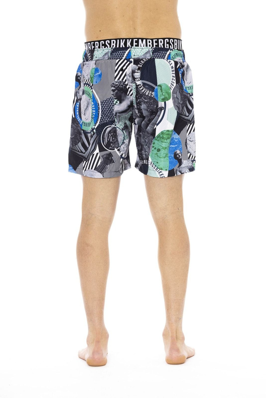 Swimwear Marke Bikkembergs Beachwear Modell BKK1MBM15 Farbe Schwarz. Bekleidung Herren. Saison: