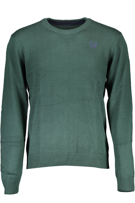 GIAN MARCO VENTURI MEN&#39;S GREEN SWEATER