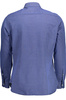 US POLO SHIRT LANGARM HERREN BLAU