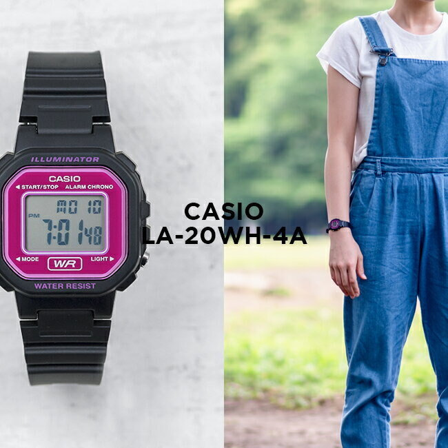 ZEGAREK DAMSKI CASIO LA-20WH-8AEF (zd596d)