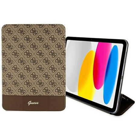 Guess GUFC11PS4SGW iPad 10.9" brązowy/brown 4G Stripe Allover