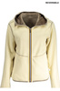 K-WAY BEIGE WOMEN&#39;S ZIP SWEATSHIRT