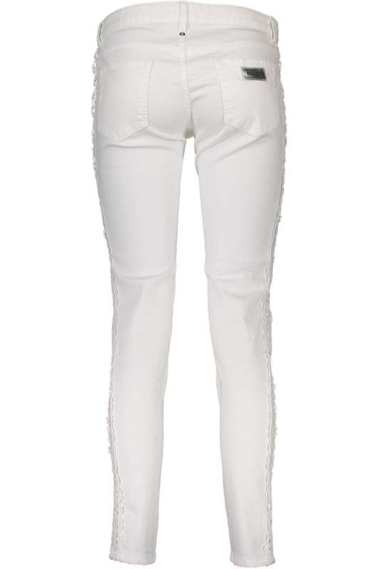 JUST CAVALLI WOMEN&#39;S WHITE TROUSERS