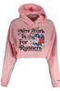 TOMMY HILFIGER PINK WOMEN&#39;S SWEATSHIRT WITHOUT ZIP