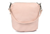 Powder Pink Leather Handbag Small Postbag Italian Leather T85