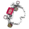 Girls' bracelet watch with pendants