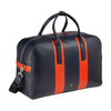 Large duffle bag unisex Colorful Cambridge by DUDU made in genuine leather with double handle and detachable shoulder strap. High quality elegant weekender overnight bag.