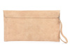 Pistachio Italian Leather Suede Evening Clutch Bag N12