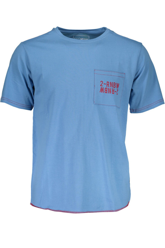 GAS MEN&#39;S SHORT SLEEVE T-SHIRT LIGHT BLUE