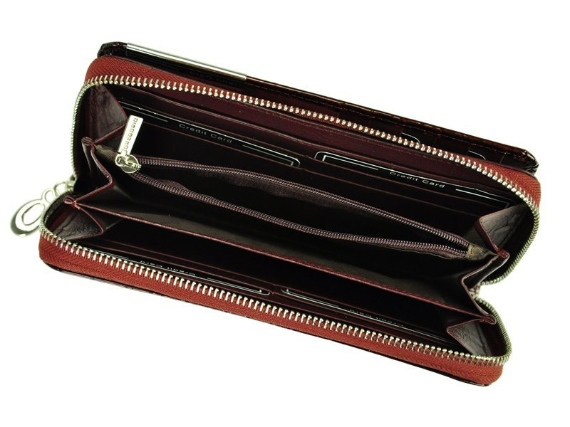 Elegant women's leather large wallet by Gregorio