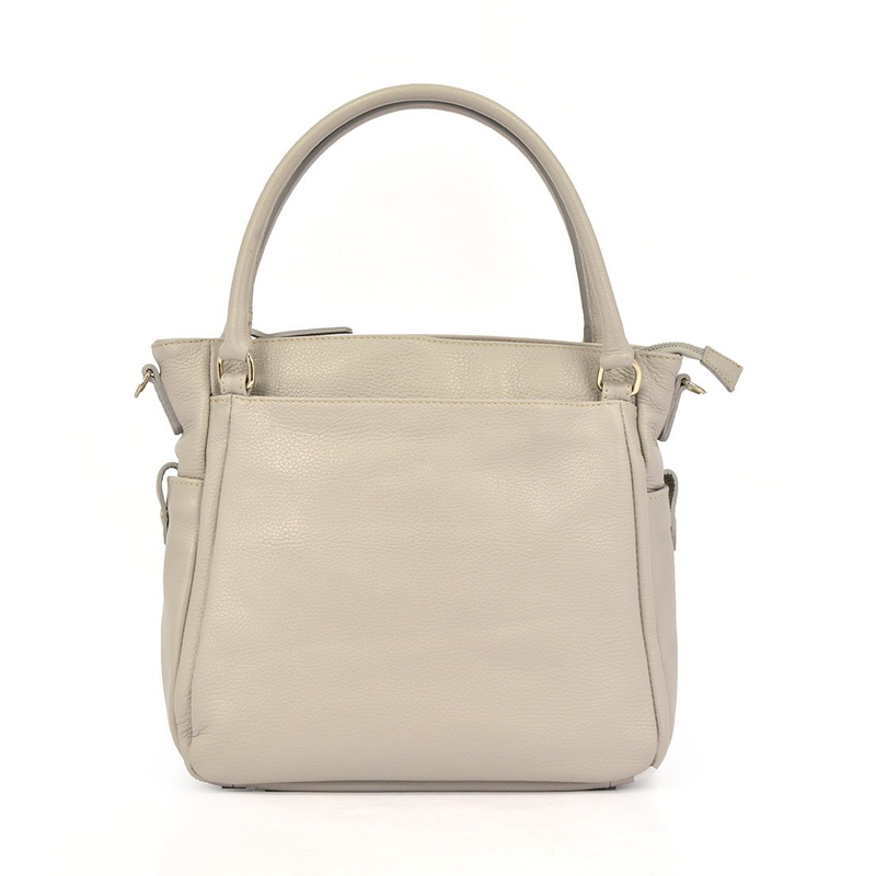 Classic, beautiful, roomy leather women's shopper bag