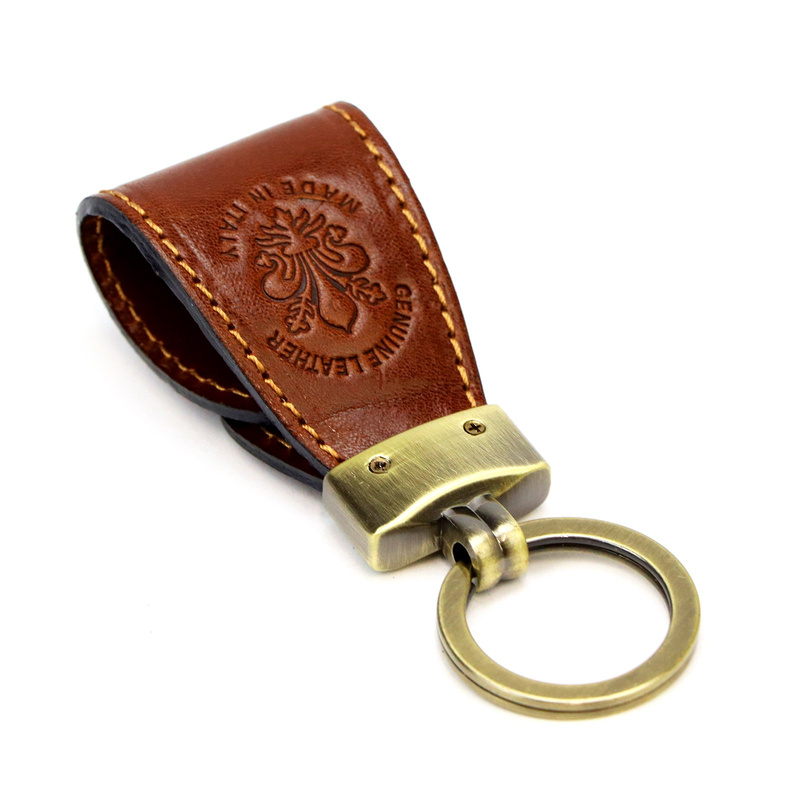 Elegant Leather Keychain by Florence