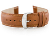 W83 leather watch strap - brown - 24mm