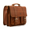 Classic briefcase, leather document bag