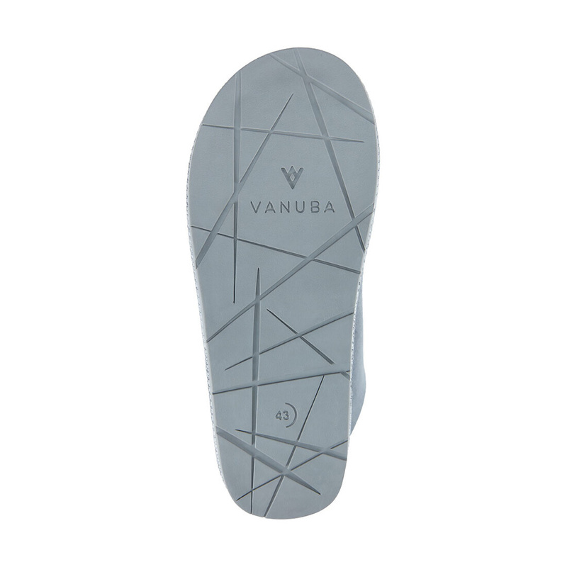 Vanuba men's leather insulated slippers