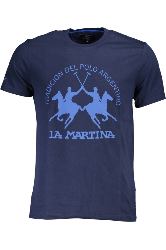 LA MARTINA BLUE MAN SHORT SLEEVE T-SHIRT