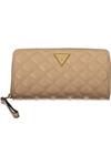 GUESS JEANS WOMEN&#39;S WALLET BEIGE