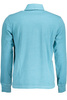 GANT BLUE MEN`S LONG SLEEVE POLO SHIRT