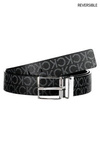 CALVIN KLEIN BLACK MAN LEATHER BELT