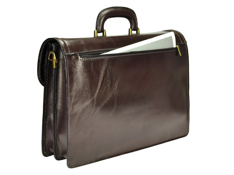 Men's genuine leather briefcase Gregorio 202