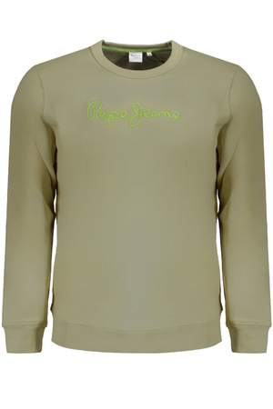 PEPE JEANS GRÜNES HERREN-SWEATSHIRT MIT REISSVERSCHLUSS