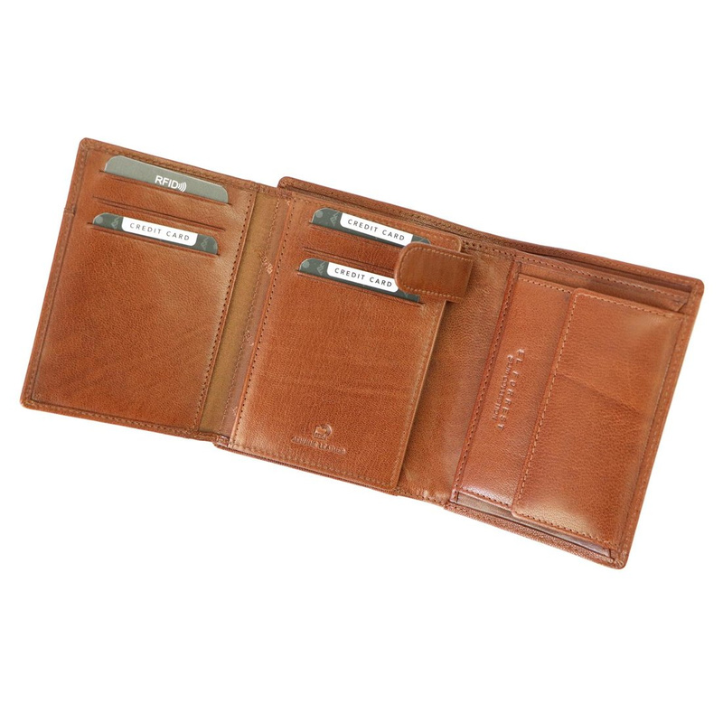 Men's genuine leather wallet EL FORREST 511-21 RFID