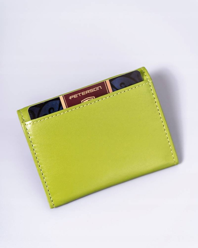 Leather wallet RFID PETERSON PTN RD-GC02-MCL