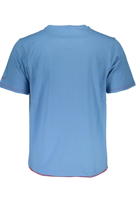 GAS MEN&#39;S SHORT SLEEVE T-SHIRT LIGHT BLUE