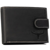 Leather wallet RFID BUFFALO WILD MR-02L-BAW-BL