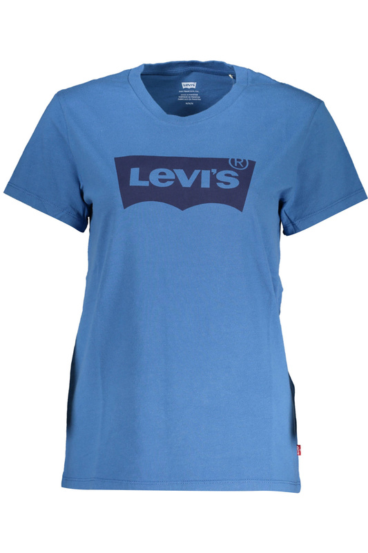 LEVI&#39;S BLUE WOMAN SHORT SLEEVE T-SHIRT