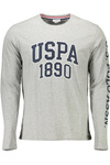 US POLO GRAY MEN&#39;S LONG SLEEVE T-SHIRT