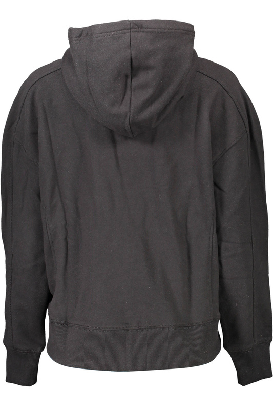 CALVIN KLEIN SWEATSHIRT WITHOUT ZIP WOMAN BLACK