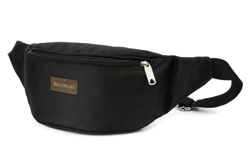 Black kidney pouch hip bag large lacoste BELTIMORE P78