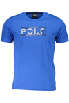 US GRAND POLO T-SHIRT KURZARM HERREN BLAU