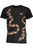 CAVALLI CLASS HERREN-KURZARM-T-SHIRT SCHWARZ