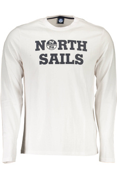 NORTH SAILS T-SHIRT Z DŁUGIM RĘKAWEM MĘSKI BIAŁY