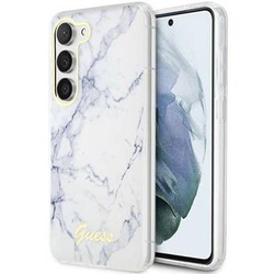 Guess GUHCS23SPCUMAH S23 S911 biały/white hardcase Marble