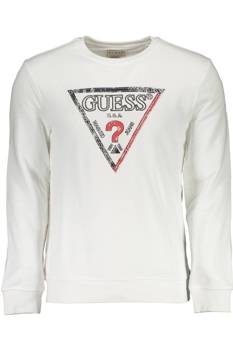 BLUZA GUESS JEANS BEZ ZAMKA MĘSKA BIAŁA