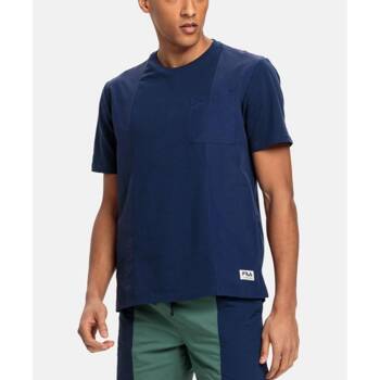 Koszulka T-shirt marki Fila model FAM0370 kolor Niebieski. Odzież męska. Sezon: Cały rok
