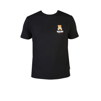 Koszulka T-shirt marki Moschino model A0784-4410M kolor Czarny. Odzież Męskie. Sezon: Wiosna/Lato