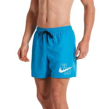 Modny, markowy strój kapielowy Nike model NIKE SWIM NESSA566 kolor Niebieski. Odzież męska. Sezon: Cały rok