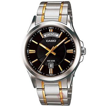 Zegarek marki Casio model MTP-1381G kolor Szary. Akcesoria męski. Sezon: Cały rok