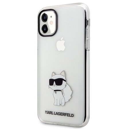 Karl Lagerfeld KLHCN61HNCHTCT iPhone 11 / Xr 6,1" transparent hardcase Ikonik Choupette
