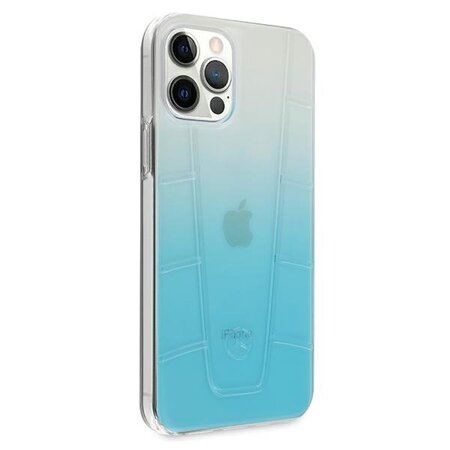 Mercedes MEHCP12LCLGBL iPhone 12 Pro Max 6,7" niebieski/blue hardcase Transparent Line