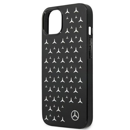 Mercedes MEHCP13MESPBK iPhone 13 6,1" czarny/black hardcase Silver Stars Pattern