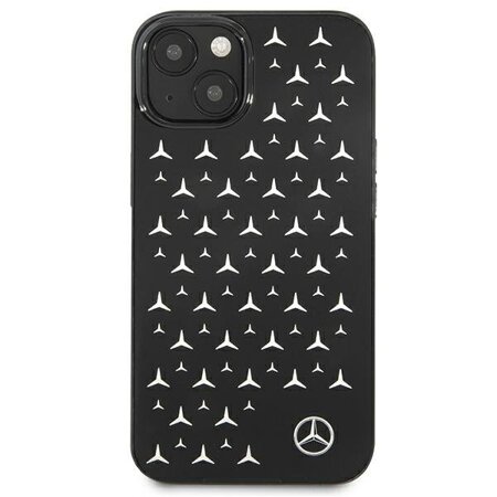 Mercedes MEHCP13SESPBK iPhone 13 mini 5,4" czarny/black hardcase Silver Stars Pattern