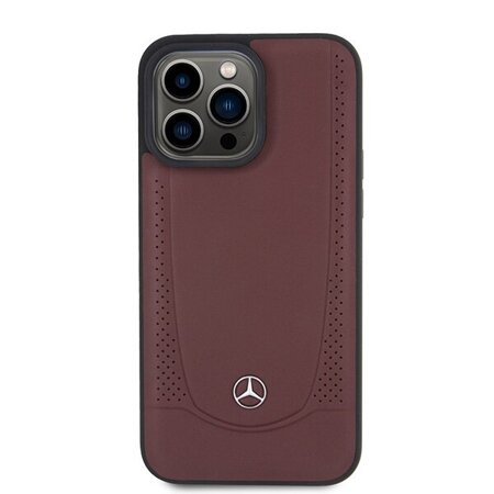 Mercedes MEHCP15LARMRE iPhone 15 Pro 6.1" czerwony/red hardcase Leather Urban Bengale