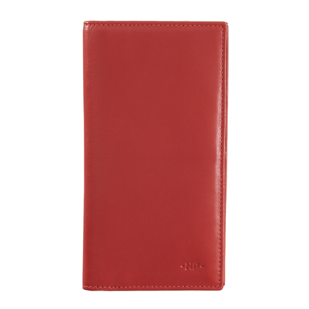 Nuvola Pelle RFID Blocking Wallet Slim in Leather dla kobiet Długa portmonetka podróżna z 14 kieszeniami na karty kredytowe
