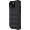 AMG AMHCP15MGSEBK iPhone 15 Plus / 14 Plus 6.7" czarny/black hardcase Leather Debossed Lines