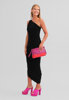 DUDU Oryginalna skórzana kopertówka dla kobiet, kolorowa torebka ze sznurkiem i paskiem na ramię